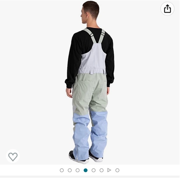 Searipe Snowboard Bibs from Snowverb Size Large - Picture 9 of 9